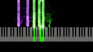 Coldplay ft. Selena Gomez "Let Somebody Go" Piano Synthesia Preview, Sheet Music - C Major