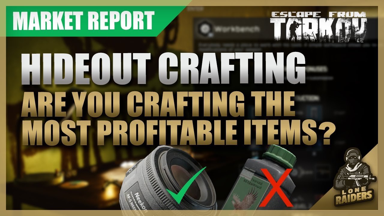BEST HIDEOUT CRAFTS (12.12) FOR MAXIMUM PROFIT 30th Dec 21 Escape