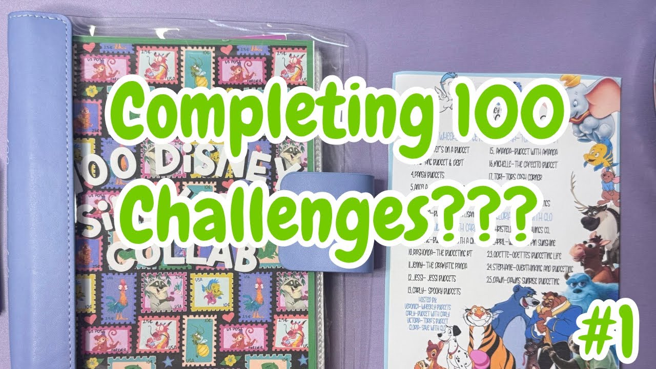 100 Disney Sidekick Collab #1 | Tiny Saving Challenges