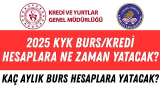 2025 Kyk Burskredi̇ 6 Bi̇n Li̇ra Toplu Olarak Hesaplara Ne Zaman Yatacak?