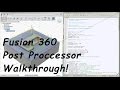 Fusion 360 Post Processor Walkthrough