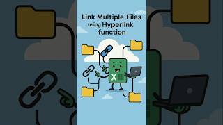 link multiple files using hyperlink function in Excel #excel #spreadsheetmagic