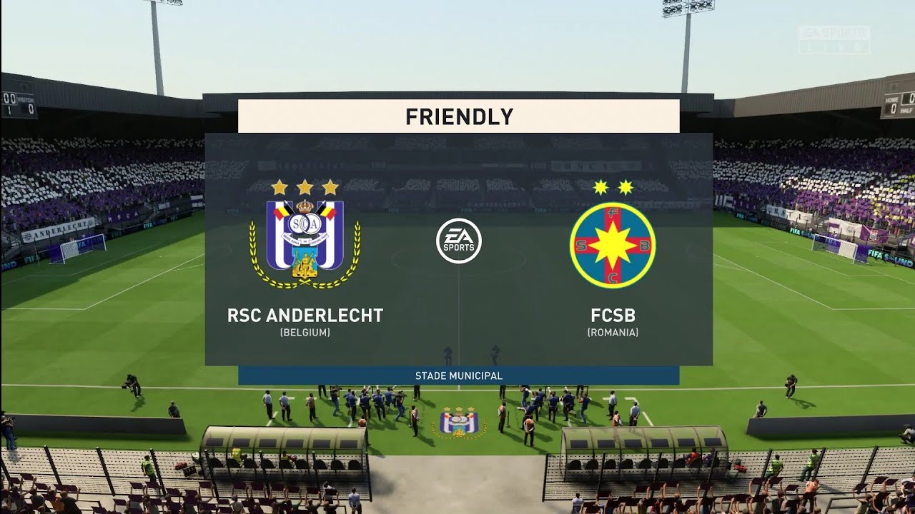 FIFA 23, Anderlecht vs FCSB - Stade Municipal