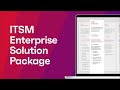 Itsm enterprise solution package