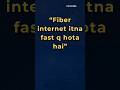 Fiber = Fast internet #4g #telecommunication #5g #networking #telecom