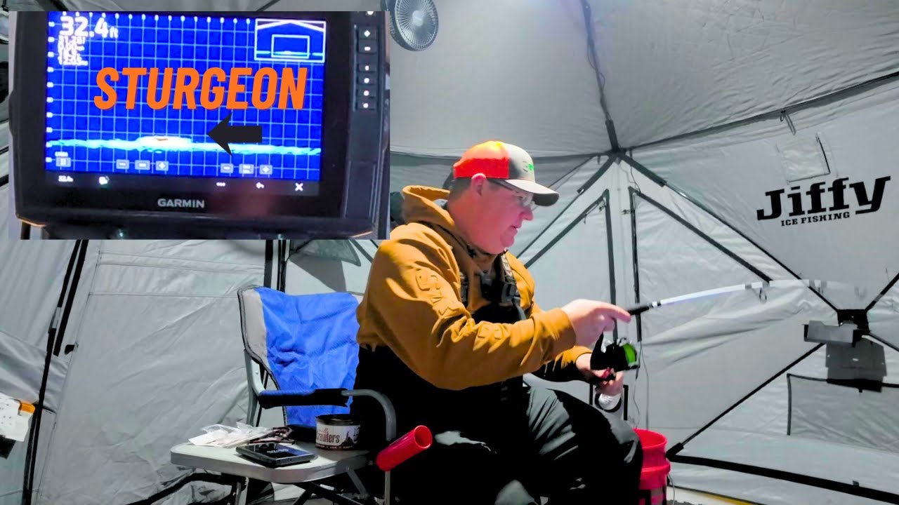 Вот такая она, подледная рыбалка на осетра на реке Сент-Круа!