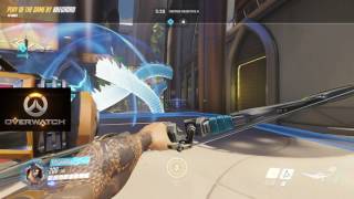 Overwatch - Hanzo POTG Ultimate double kill...