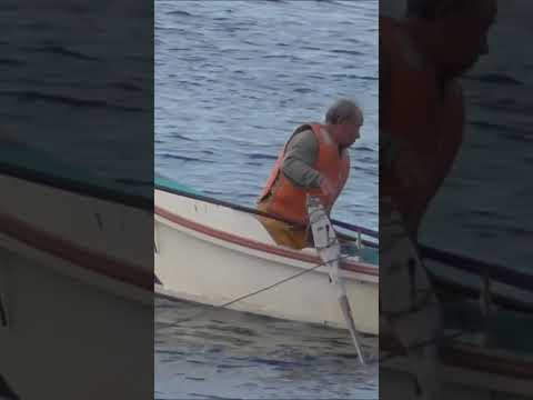 Japan Hokkaido Roadside Station Fishing seen from Kitamae Ship Matsumae　道の駅　北前船　から見る漁　松前　北海道一周 の旅