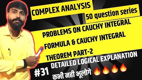 Problems of Cauchy integral formula & cauchy integral theorem | Complex analysis for CSIR NET GATE