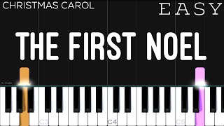 Vignette de la vidéo "Christmas - The First Noel | EASY Piano Tutorial"