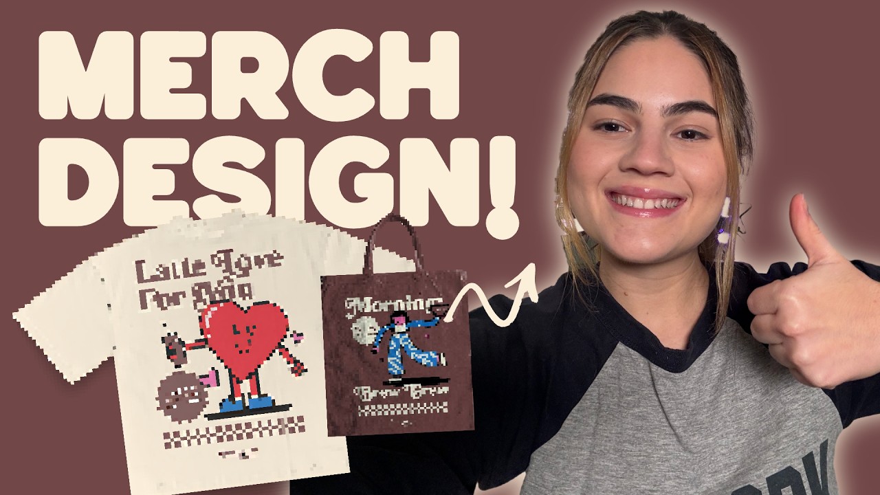 designing merch for chamberlain coffee