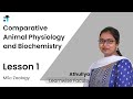 Lesson 1 (Block 1) | Comparative Animal Physiology and Biochemistry | MZO 003 | #1 IGNOU Coaching