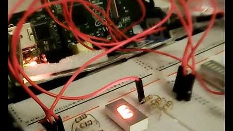 Raspberry Pi using piGears to control seven Segment Display