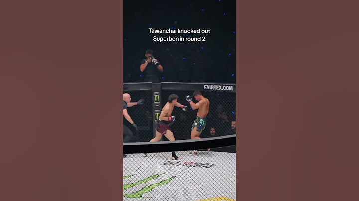 Tawanchai STOPS Superbon in round 2!  HEAVY HANDS!🔥 #muaythai #fighting