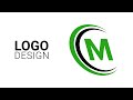 M Logo Design Tutorials || Letter Logo design in illustrator