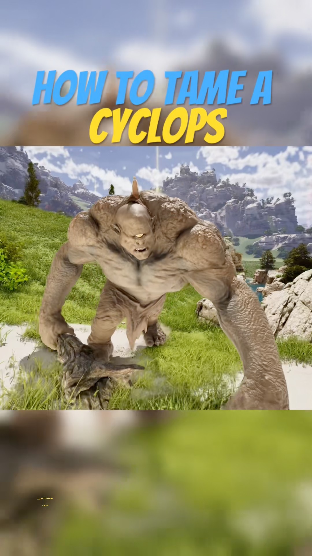 👁️How To Tame a Cyclops in ARK Survival Ascended