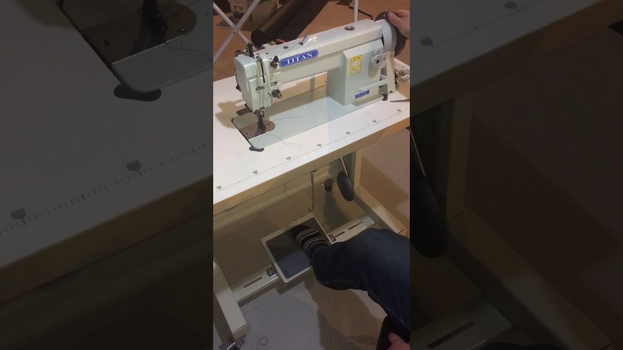 Titan TN650 BL Industrial Sewing Machine The Basics YouTube