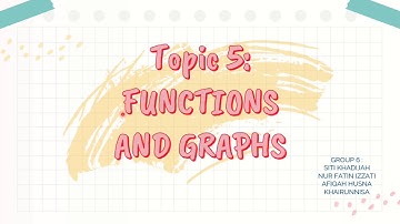 Maths Video Topic 5.1(Functions) and 5.2 (Composite Functions)
