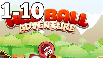 Red Ball Adventure Level 1 2 3 4 5 6 7 8 9 10 Android Walkthrough New Ball Bounce Games