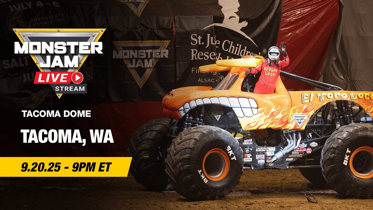 Monster Jam: Tacoma, WA - 3 (Full Event) | Sept 20, 2025