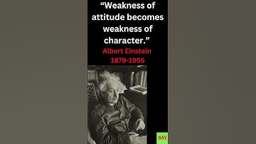 Weakness of Character, Albert Einstein explained, #Nav Motivates