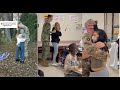 Soldiers Coming Home Complilation #4 Our Soldier Returns Home and Surprises Mom At Work