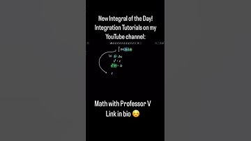 Integratietutorials voor #calculus2 op #mathwithprofessorv #calculusvideos #integrationbyparts