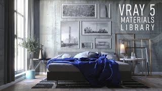 VRAY 5 Materials Library  |  Interactive Progressive Rendering (IPR)