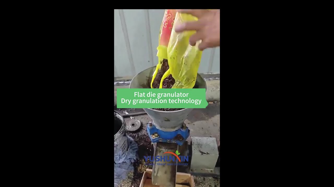 🔧 Flat Die Extrusion Granulator — Efficient Dry Granulation Solution