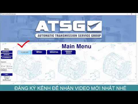 #1 Hướng dẫn cài đặt phần mềm hộp số tự động ATSG I EAC TV Mới Nhất