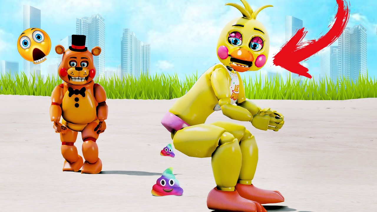 O QUE ACONTECE se CHICA PEGAR Withered FREDDY COM A TOY CHICA