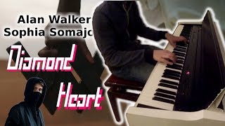 Alan Walker - Diamond Heart - Piano Cover by WIZARIO