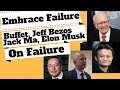 Billionaires on How to Handle Failure. Entrepreneurs on Failure. Wisdom & Inspirational Talk