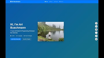 Ari Buschmann - CS50 Final Project - Portfolio Website