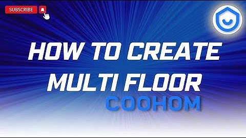 How to create Multi Floor on Coohom - Urdu Hindi - English Subtitles