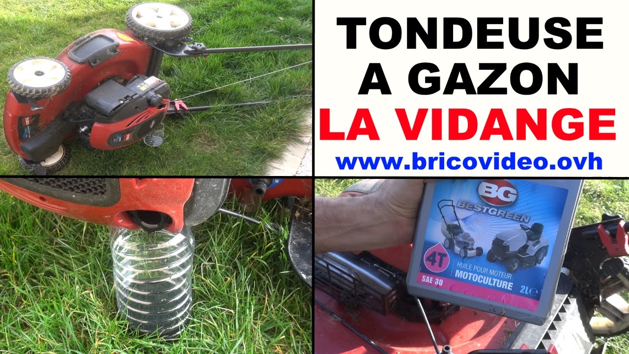 Comment vidanger une tondeuse honda #1