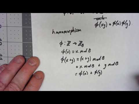 Abstract Algebra 10.4: Homomorphisms and Kernels