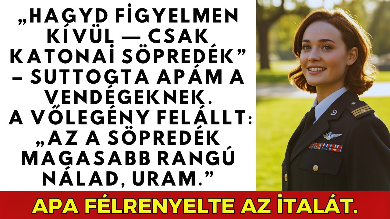 Apám kigúnyolt az esküvőn — aztán félrenyelte a bort, amikor a vőlegény azt mondta…