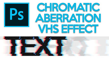 Chromatic Aberration Text Effect | Photoshop Tutorial
