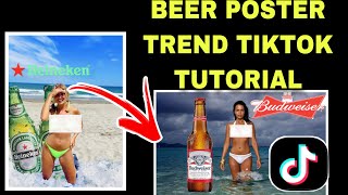 How to do the Beer Poster Tiktok Trend screenshot 1