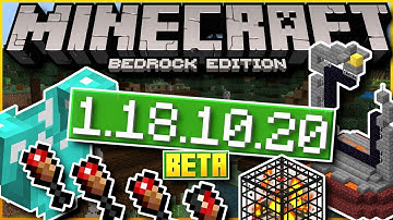 Minecraft Bedrock BETA ✅ 1.18.10.20 ✅  Interface ++ 1.9 SOON ?! ⚒️ ( Changelog )  MCPE,Xbox,Windows