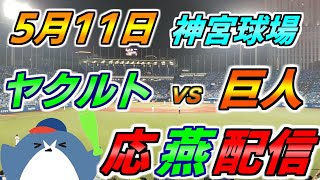 リーグ戦【ヤクルトスワローズ × 読売ジャイアンツ】2025.5.11 応燕配信  @ 神宮球場