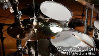 Meinl Cymbals CC15MH-B Classics Custom 15" Medium Hihat