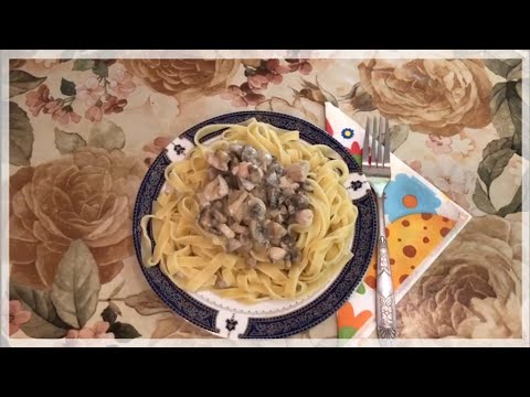 Video: Spagetti üçün Toyuq, Pendir, Xama Və Göbələk Ilə Nə Bişirilir