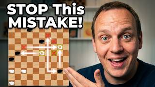 3 Draughts Mistakes Lower Rated Players KEEP Making ⚫⚪ | Checkers Strategy