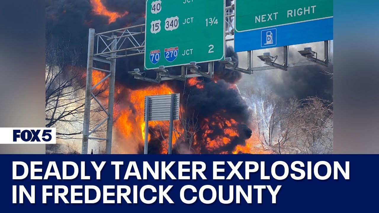 Body Found In Frederick Md Today Aerial footage shows damage caused by deadly tanker explosion in