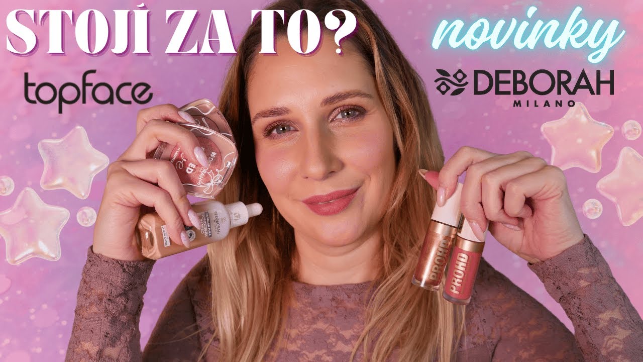 TESTUJEME NOVINKY DEBORAH MILANO A TOP FACE | Riano.cz jede bomby