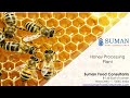 Honey processing  manufacturing honey  honey factory perspective  by suman food consultants