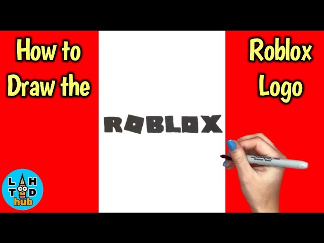 Learn how to draw Roblox logo / Como desenhar o logotipo do Roblox