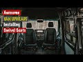 Van Swivel Seat Install | Driver + Pax | Low-Profile | Alpine Mechanisms